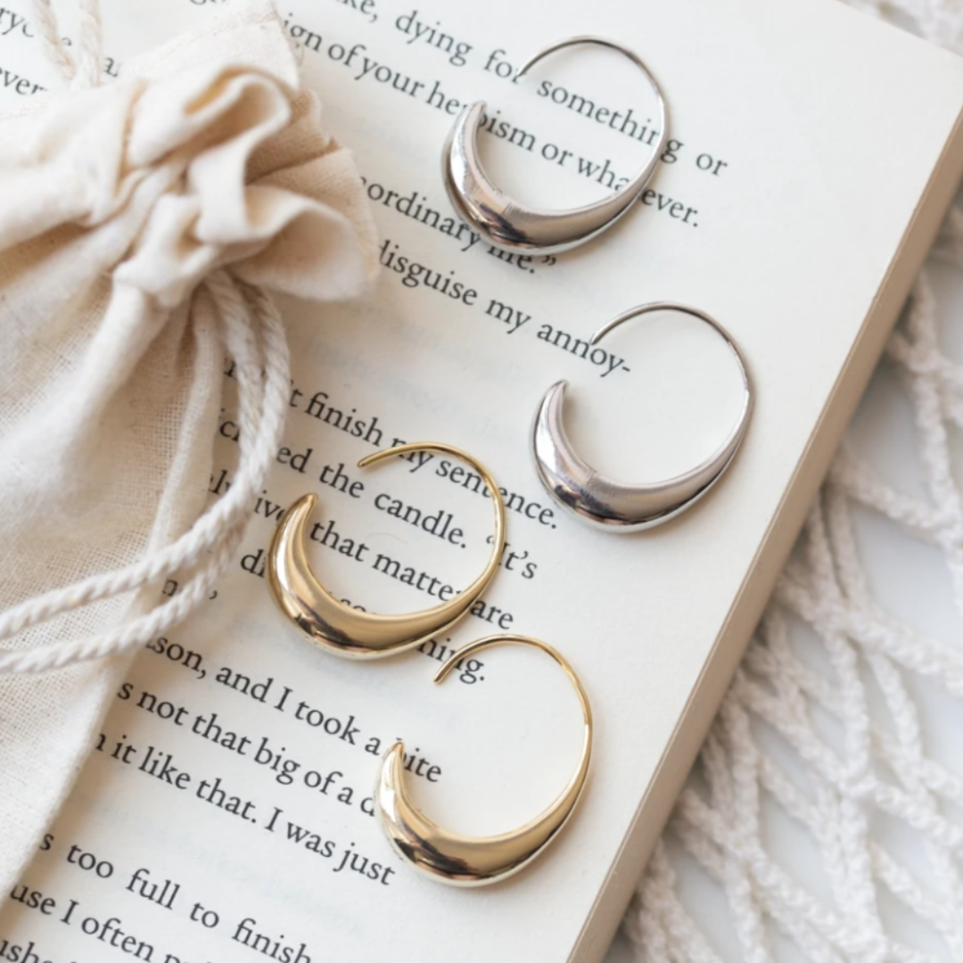 Levoire | Couture Boucles D'Oreilles En Or Et Argent Or