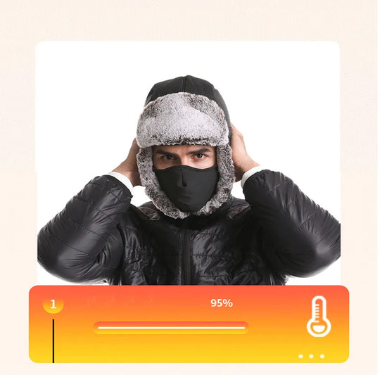 Levoire | Bonnet chaud en polaire imperméable avec de longues ailes