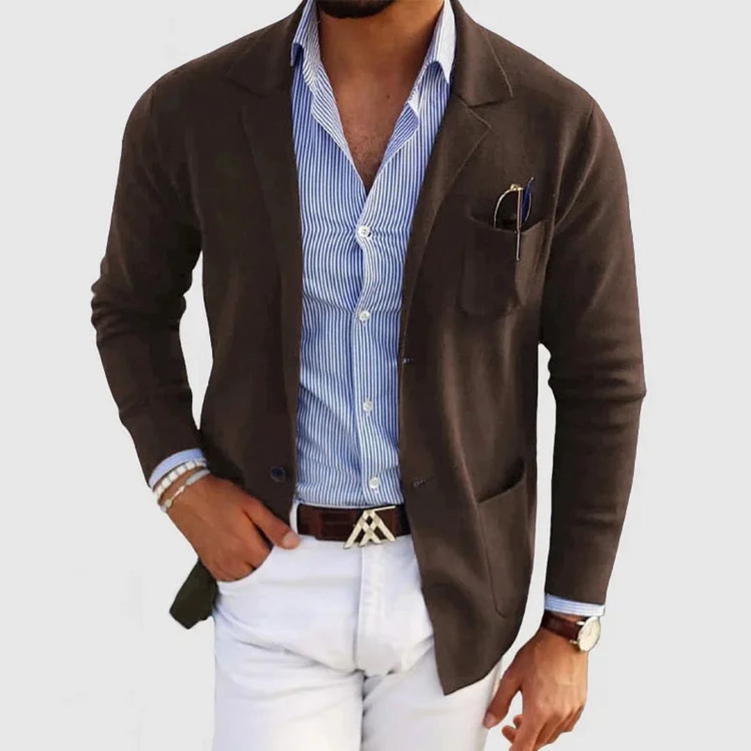 Levoire | Veste Élégante Pour Hommes Fait Main Braun
