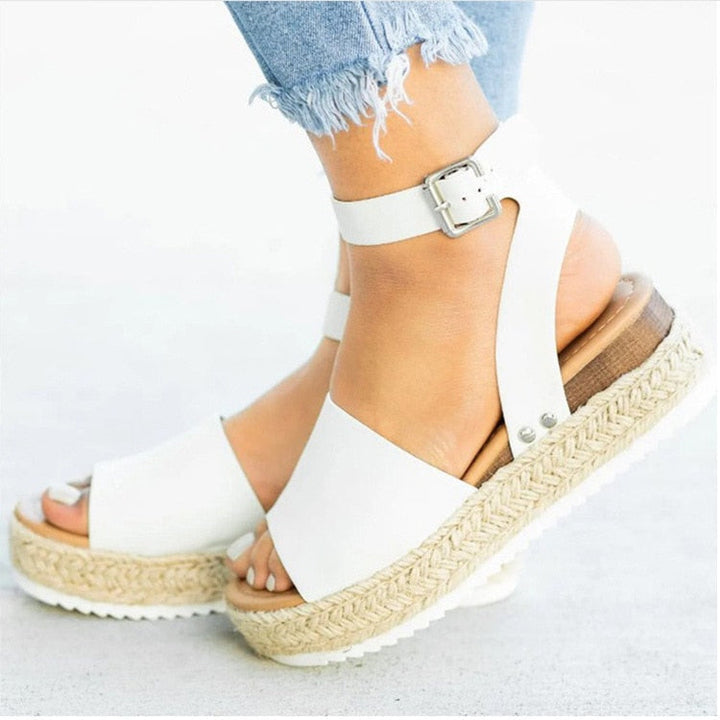 Levoire | Smart Top Sandales Élégantes Blanc