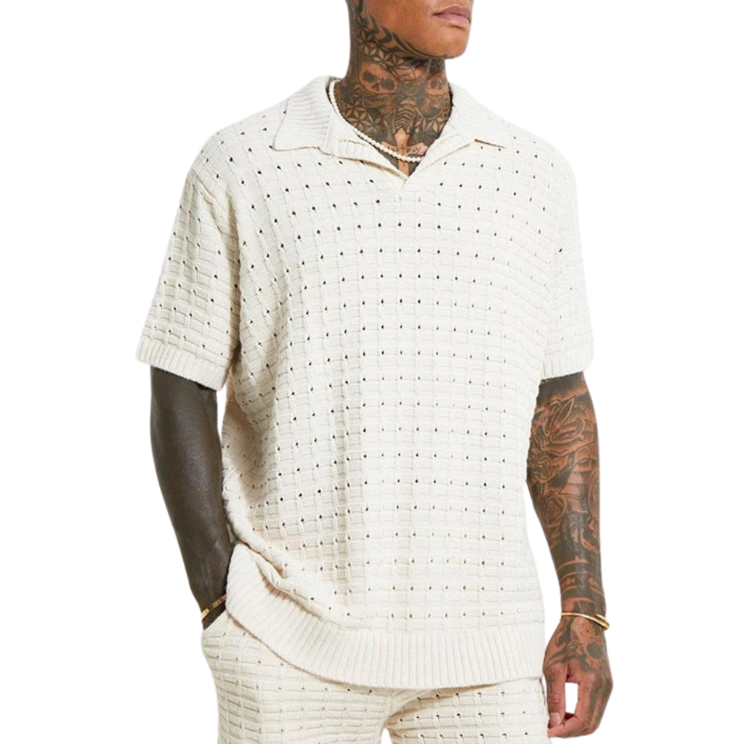 Levoire | Chemise Ademend Elegant Decontracte Hommes Blanc
