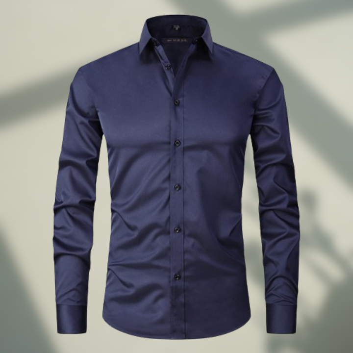 Levoire | Chemise élastique élégante Blu Notte