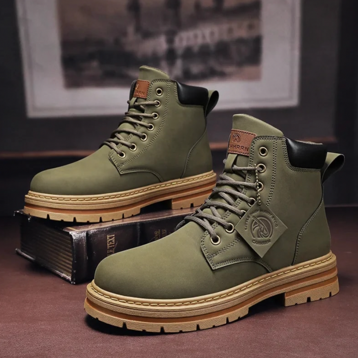Levoire | Bottes Militaires Modernes Vert