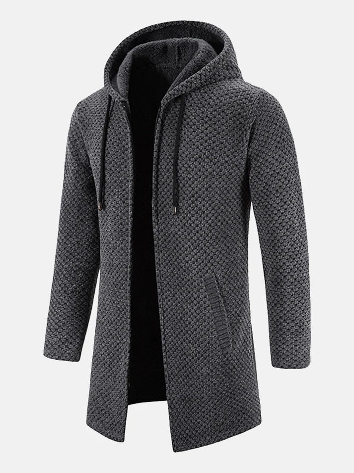 Levoire | Gilet Long En Polaire Doublé Gris