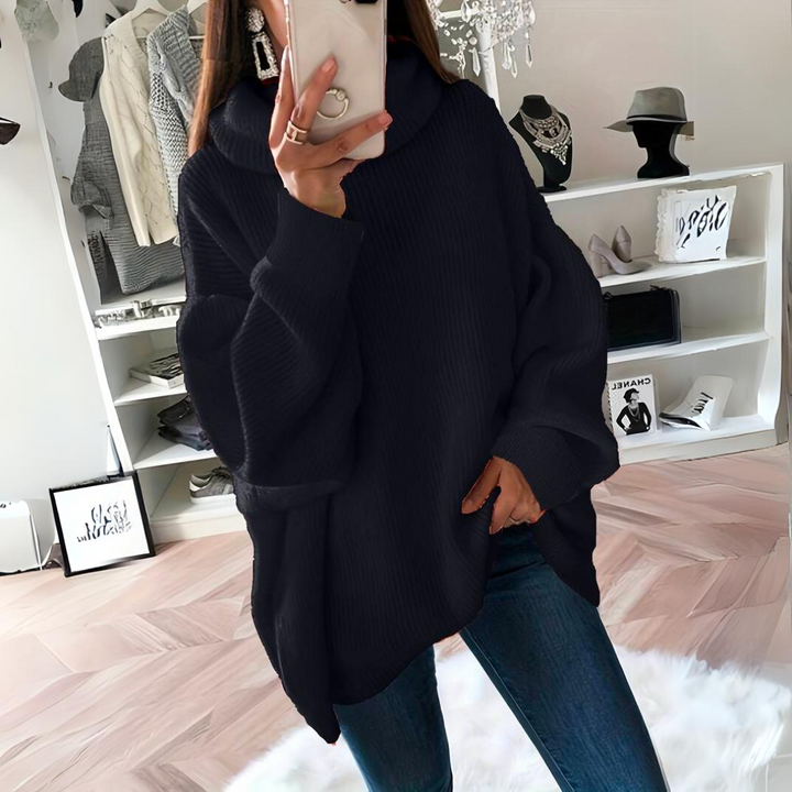 Levoire | Pull À Col Roulé Luxueux Noir