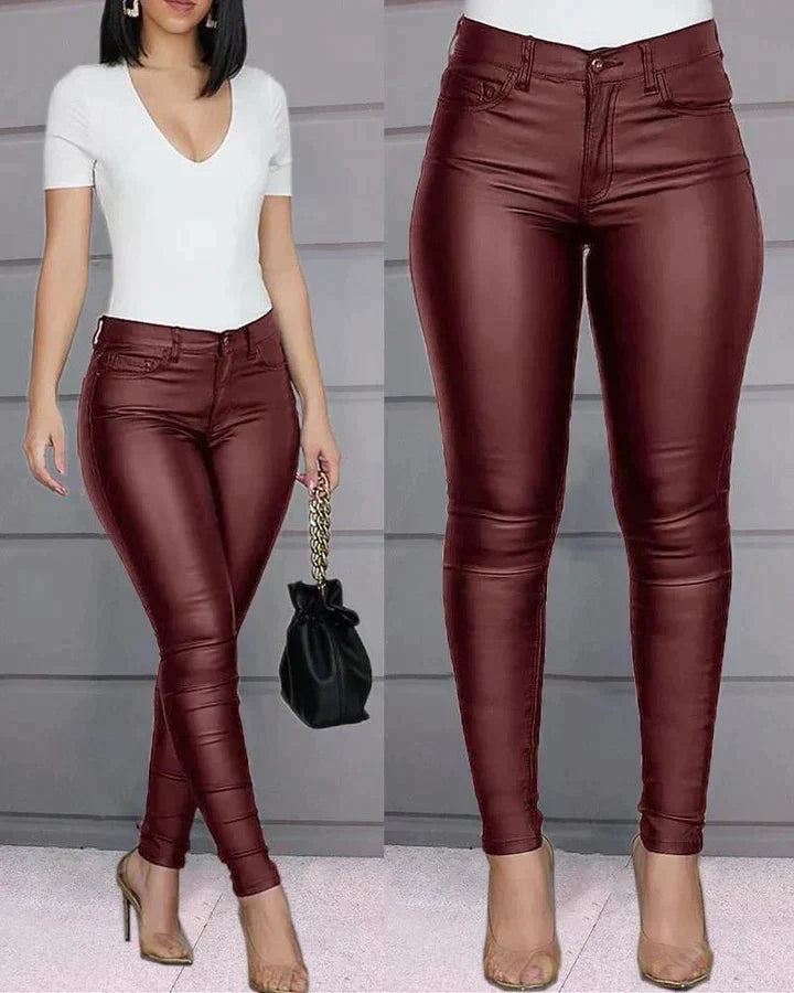 Levoire | Leggings En Cuir Femme Rot