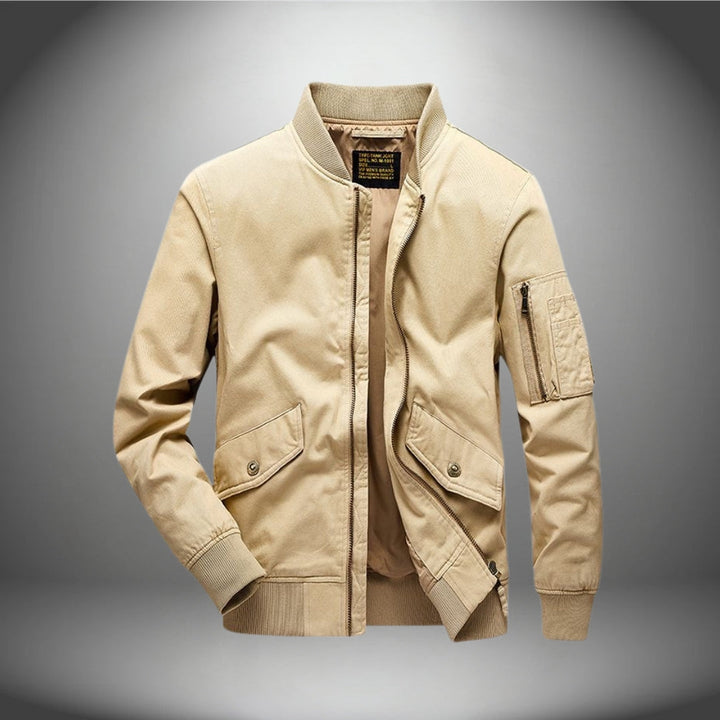 Levoire | Veste bomber élégante Wüstensandi