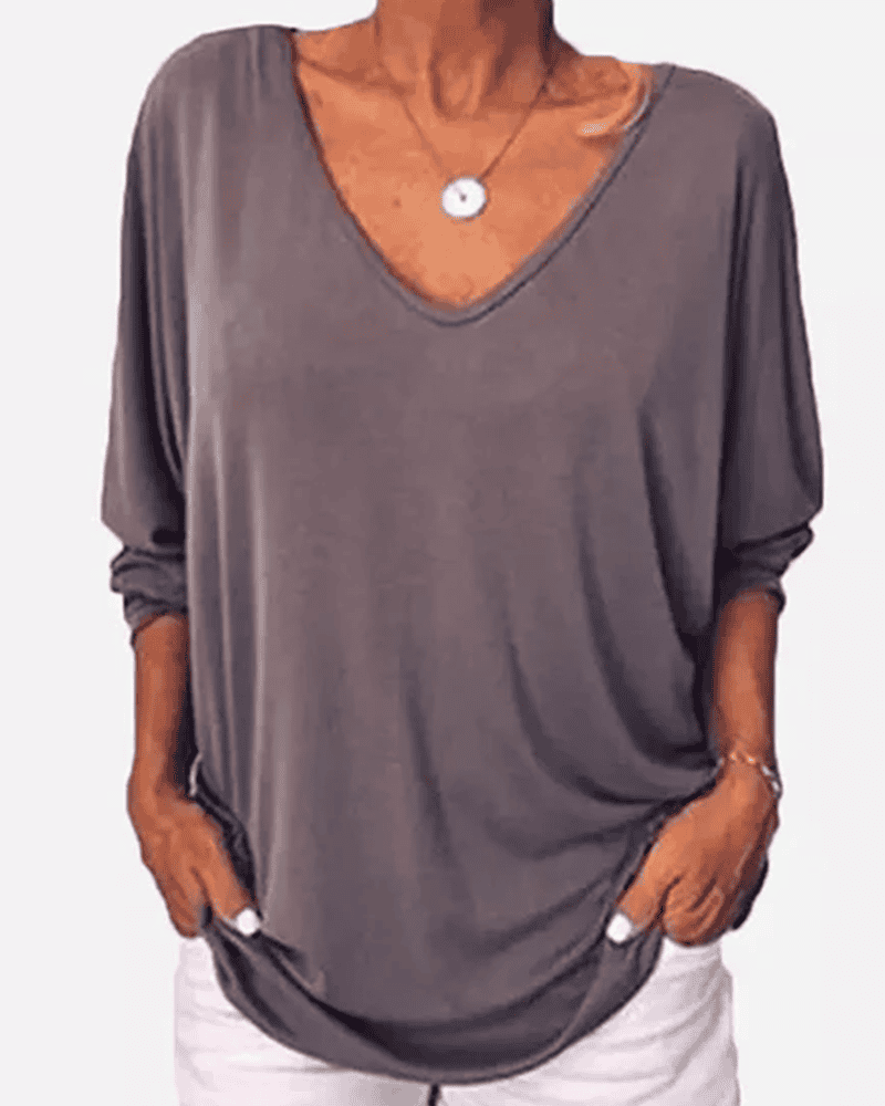 Levoire | Blouse Avec Fermeture À L'Arrière Gris