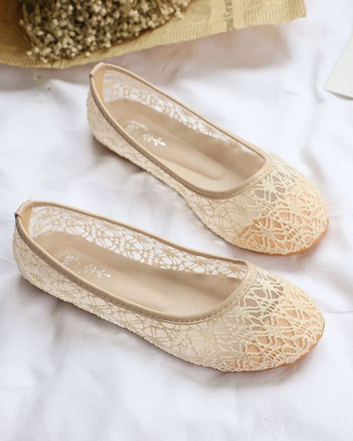 Levoire | Chaussures À Semelle Plate, Bout Rond Et Mesh