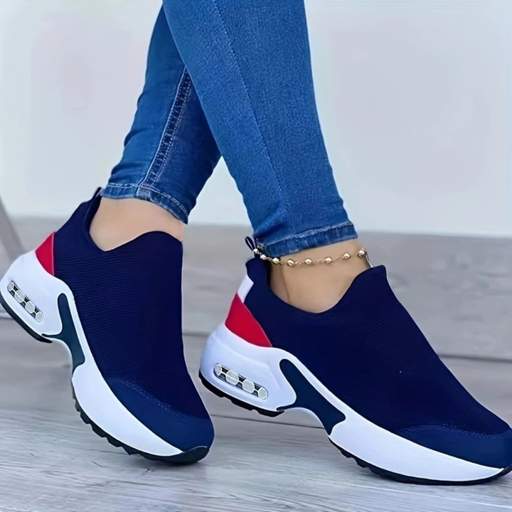 Levoire | Baskets en toile pour femme Bleu Foncé