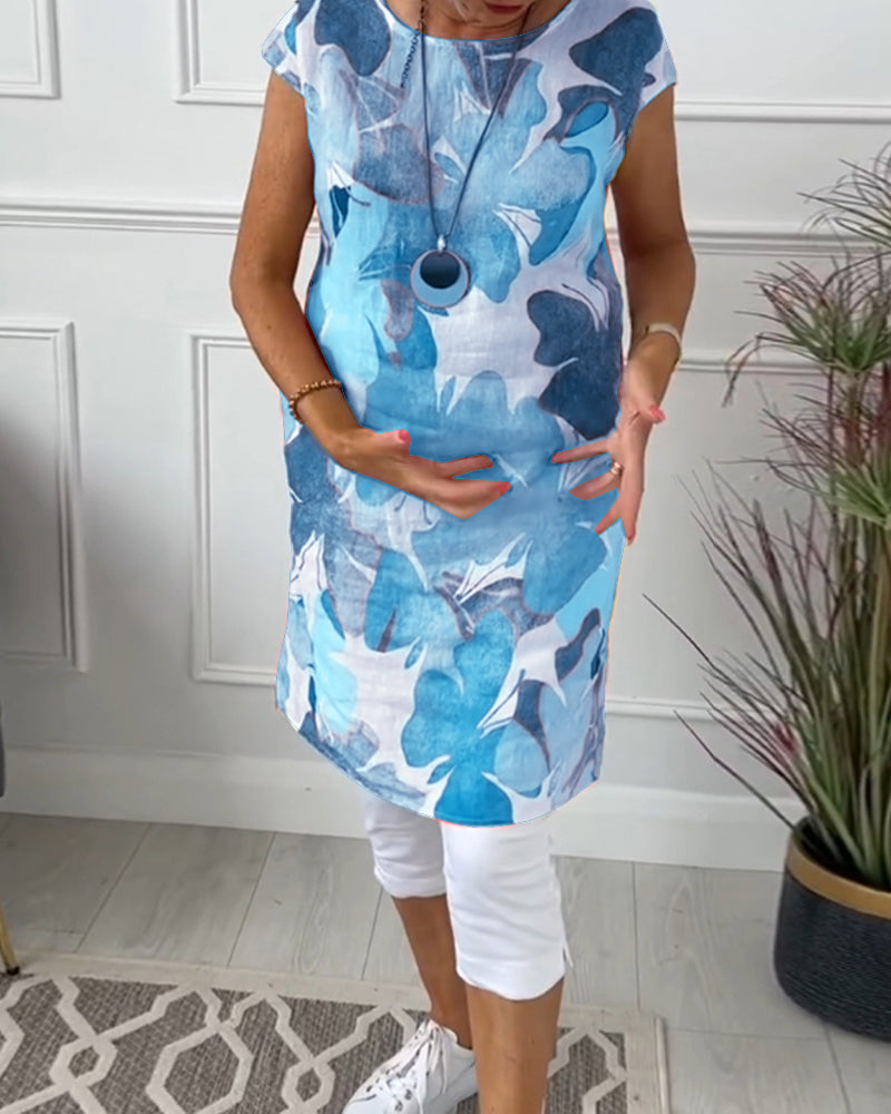 Levoire | Robe De Loisir Pour Femmes Avec Des Fleurs