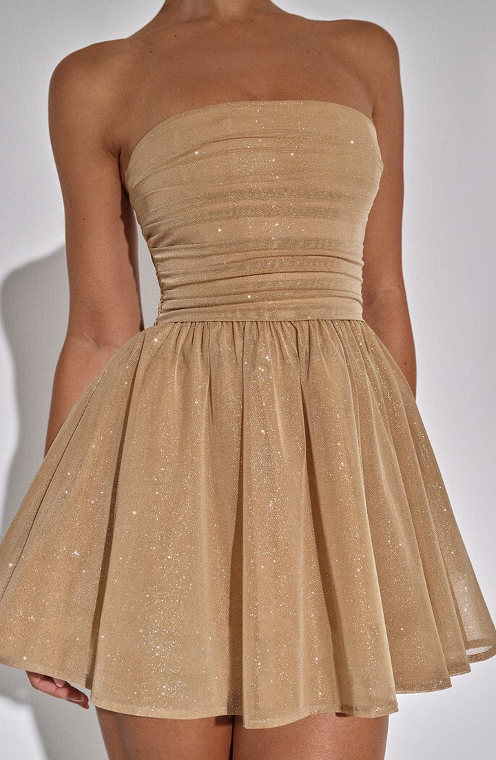 Levoire | Robe à oreilles branchées avec paillettes