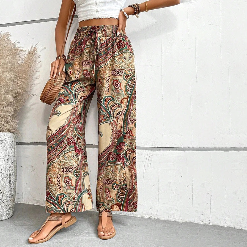 Levoire | Pantalon Avec Imprimé Ethnique