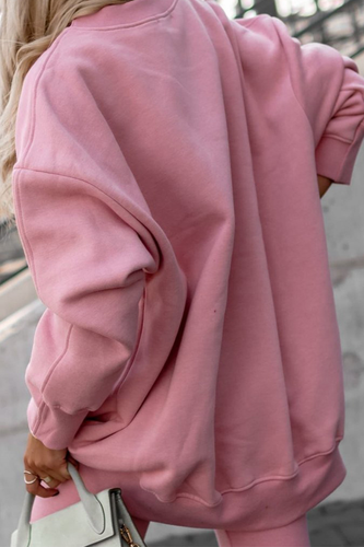 Levoire | Uni O-Cou Neck Manches Long Ensemble À Style Confort