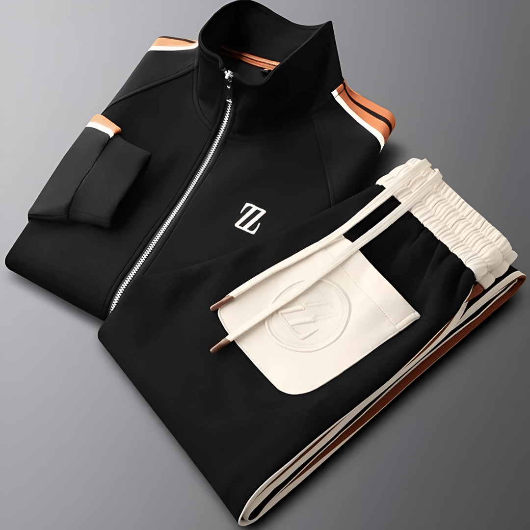 Levoire | Ensemble De Survêtement Élégant Et Confortable Pour Un Style Actif Noir