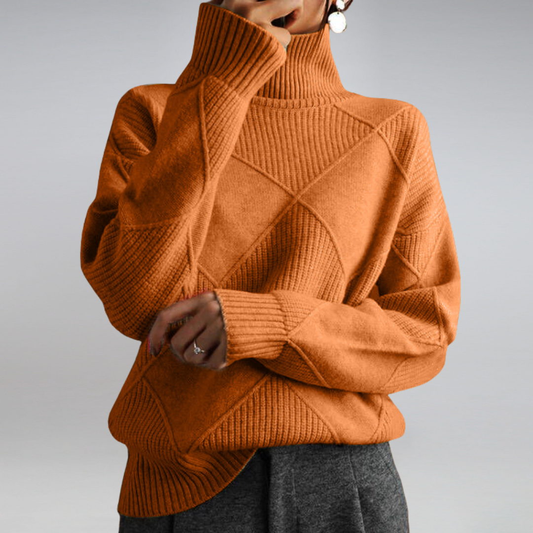 Levoire | Col Roulé Souple Orange