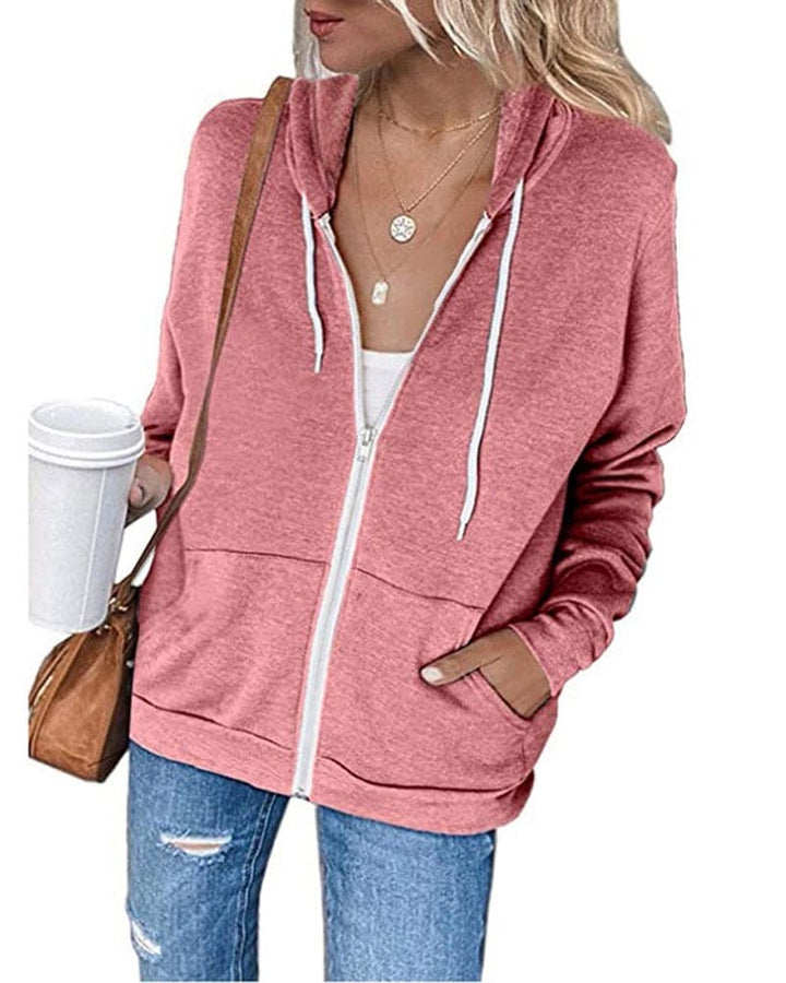Levoire | Confortable Et Stylé Sweat À Capuche D'Hiver Rose
