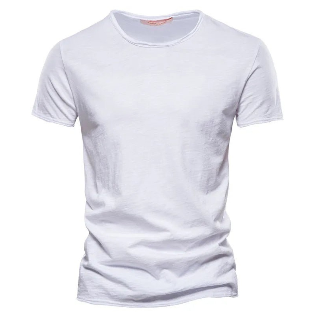 Levoire | T-Shirt Classique Luxeux Blanc
