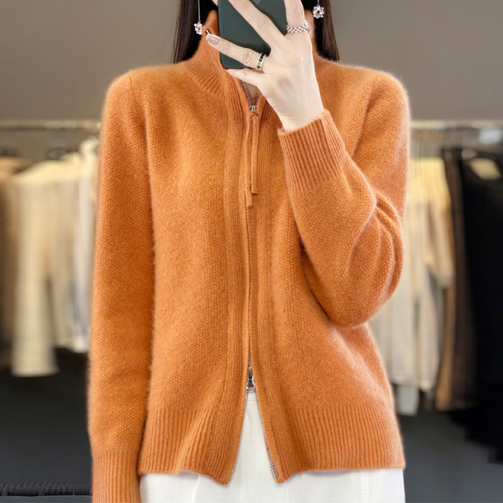 Levoire | Gilet Élégant Et Confortable À Fermeture Éclair Orange