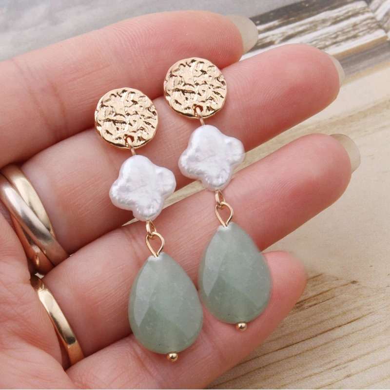 Levoire | Boucles D'Oreilles À Pointes Élégantes Or Gris clair