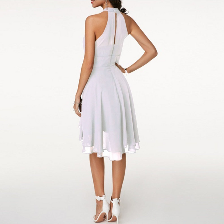 Levoire | Robe Mini Femme Style Charmant Élégante Robe Double Couche