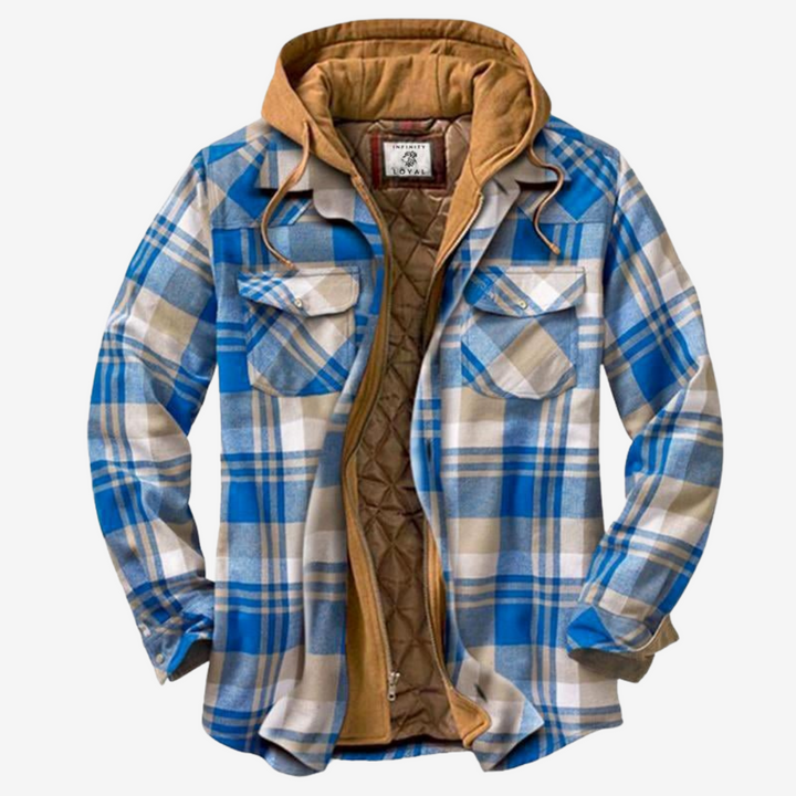 Levoire | Veste En Flanelle Bleu ciel
