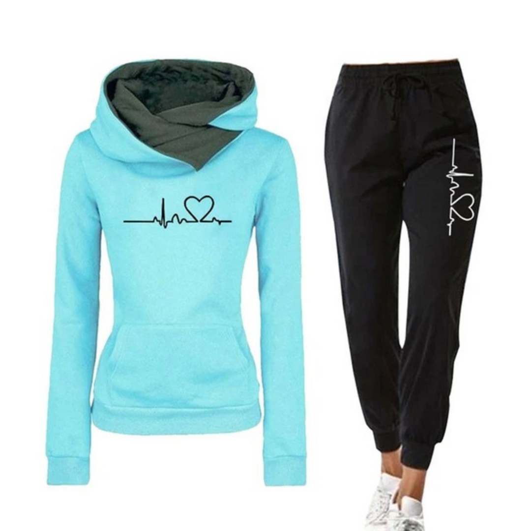 Levoire | Chemises Et Pantalons Avec Imprimé Contrasté Noir-bleu clair