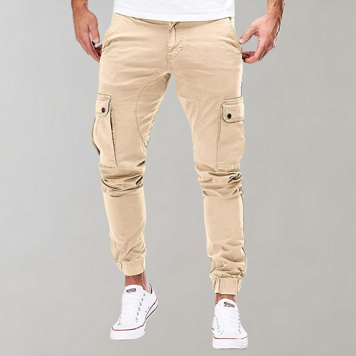 Levoire | Pantalon Cargo Pratique Homme Beige