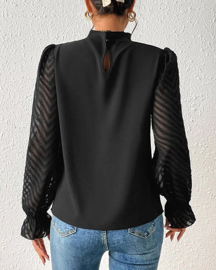 Levoire | Chemise À Manches Longues Et Motif En Vagues