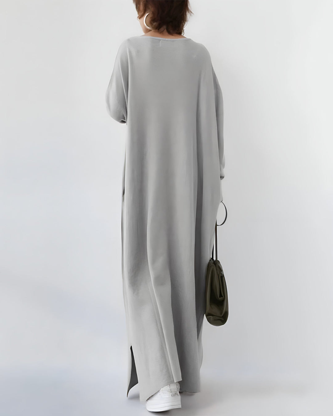 Levoire | Pull Long Confortable Avec Col V