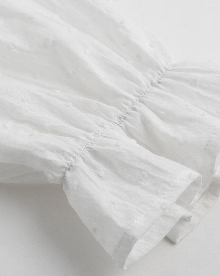 Levoire | Blouse En Dentelle Dans Une Teinte Unie
