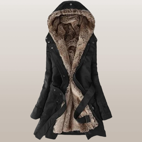 Levoire | Manteau Femme Élégant Pour L'Hiver Noir