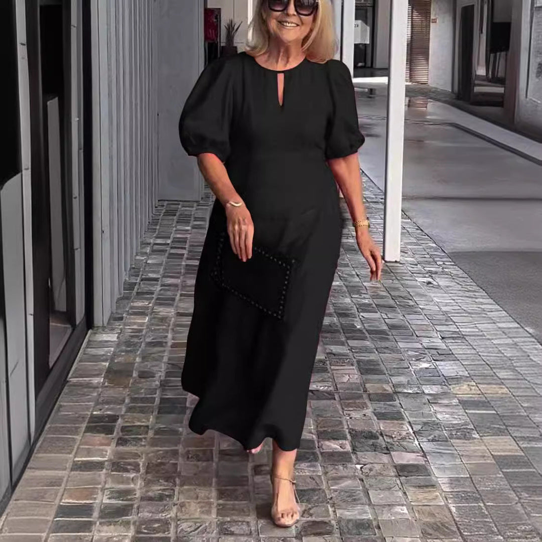 Levoire | Robe Bohème Longue Et Fluide noir carbone