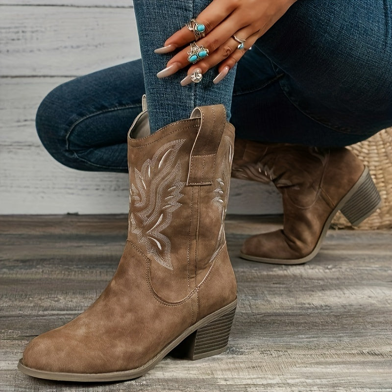 Levoire | Bottes De Cowboy Élégantes Braun