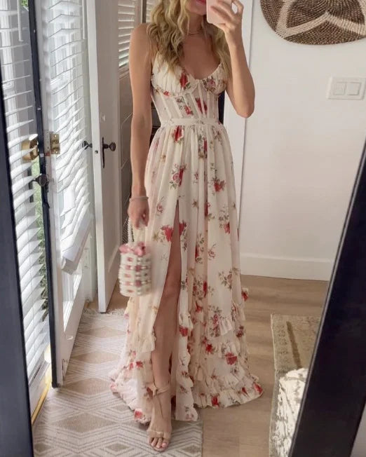 Levoire | Robe Élégante Pour Événements Festifs Beige