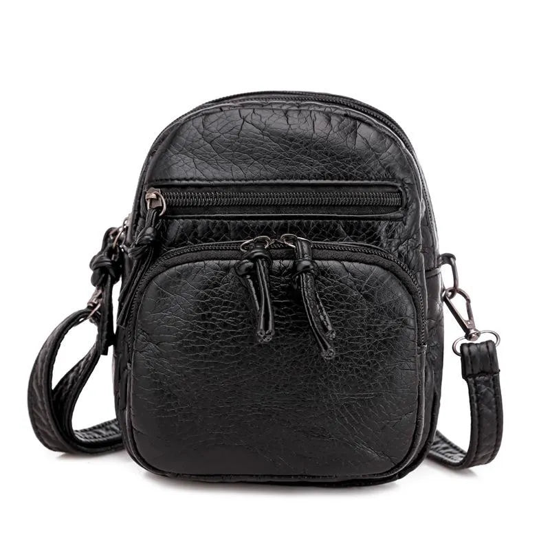 Levoire | Sac À Bandoulière En Cuir Noir