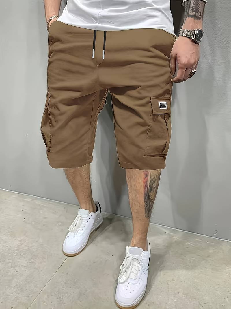 Levoire | Shorts Avec Graphique De Palmiers Kaki