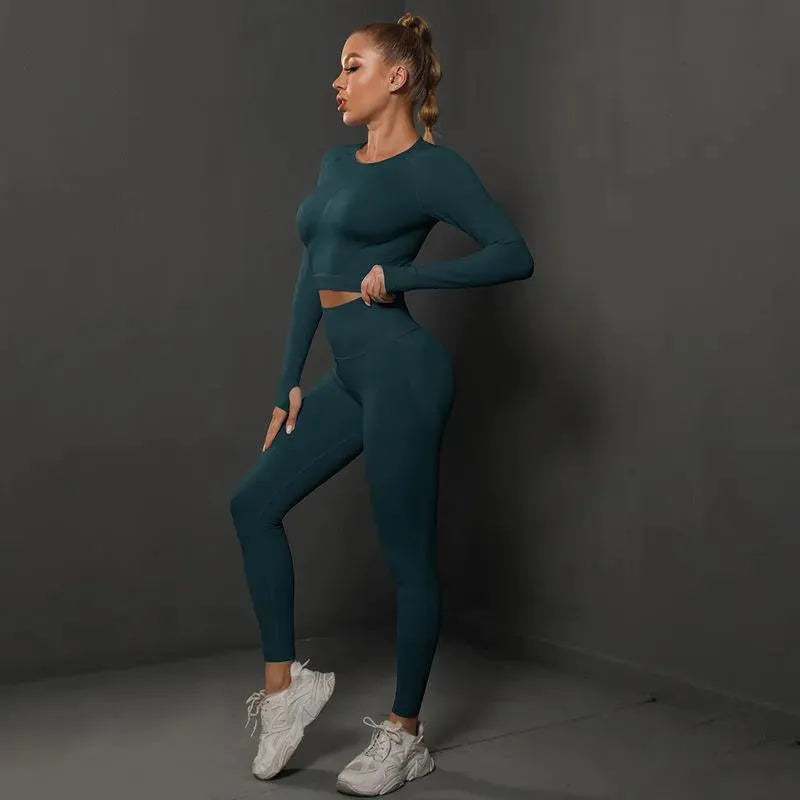 Levoire | Pantalons de yoga et haut parfaits Vert foncé