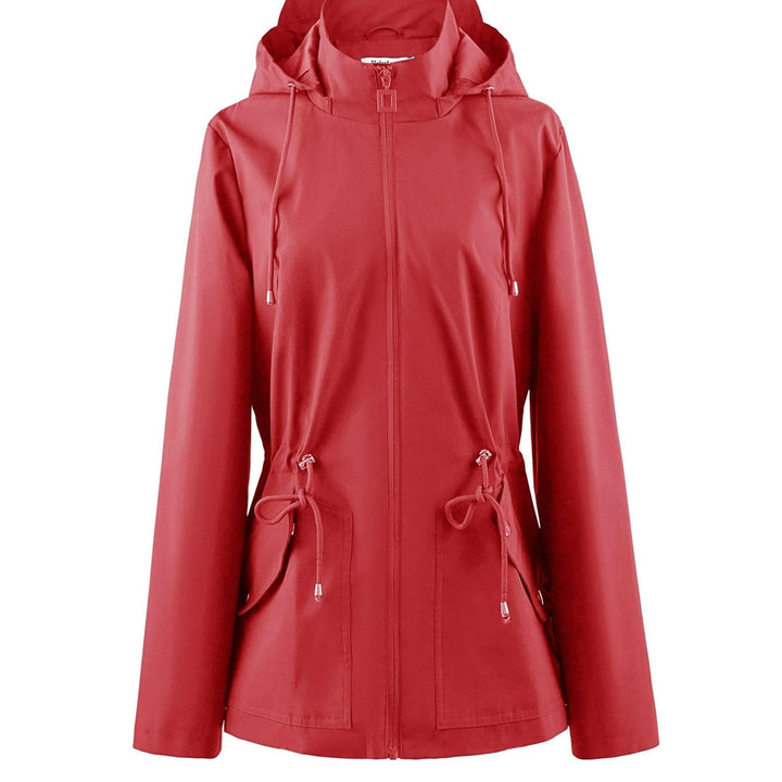 Levoire | Veste De Printemps Et D'Automne À Capuche Imperméable À Taille Empiriques