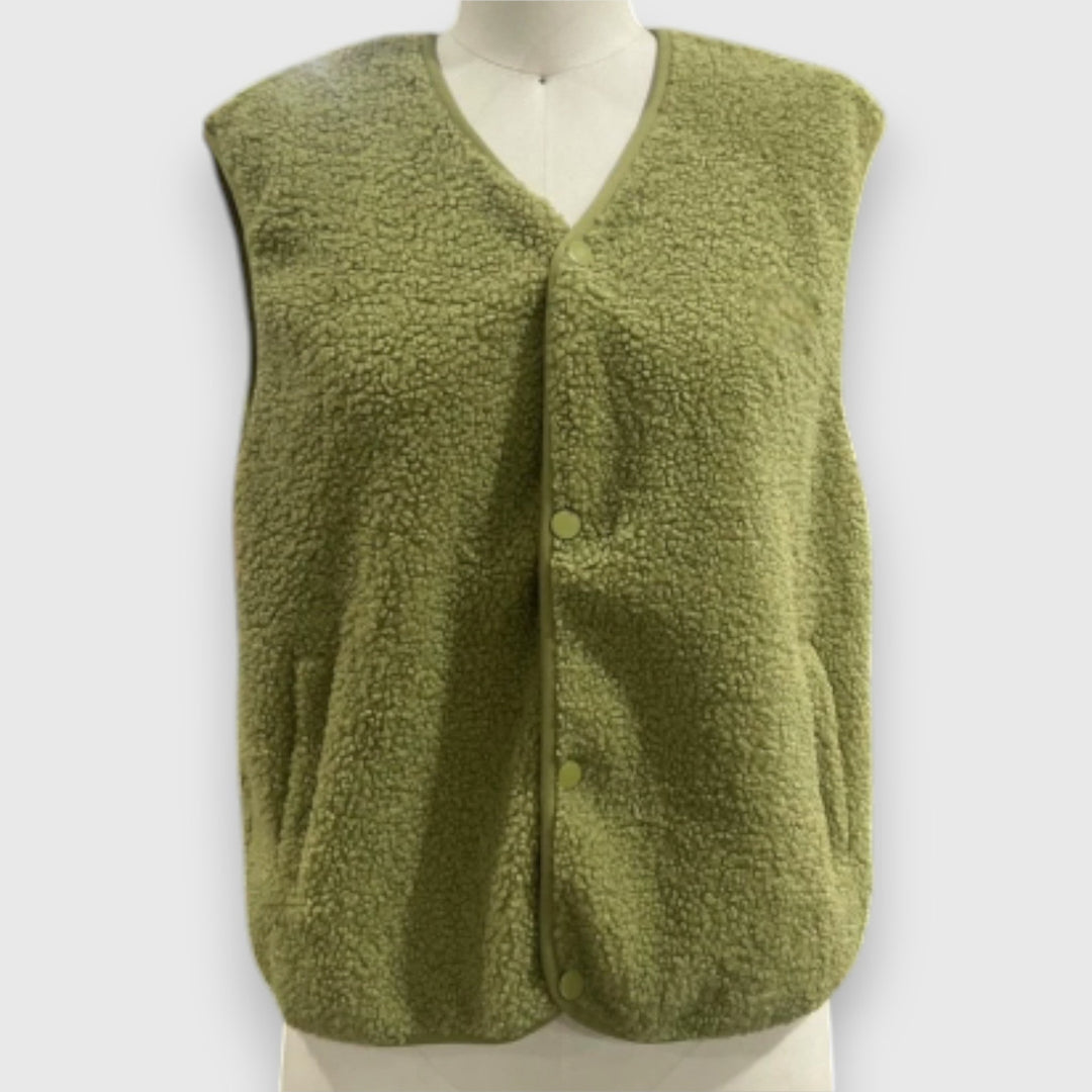 Levoire | Poncho Polaire Douillet Vert