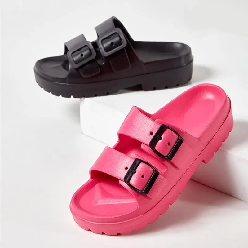 Levoire | Chaussures élégantes à double boucle - Confort et style pour l'été !