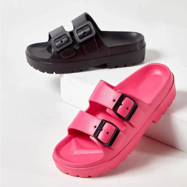 Levoire | Chaussures élégantes à double boucle - Confort et style pour l'été !