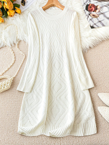 Levoire | Robe Col Rond Avec Cache-Peau