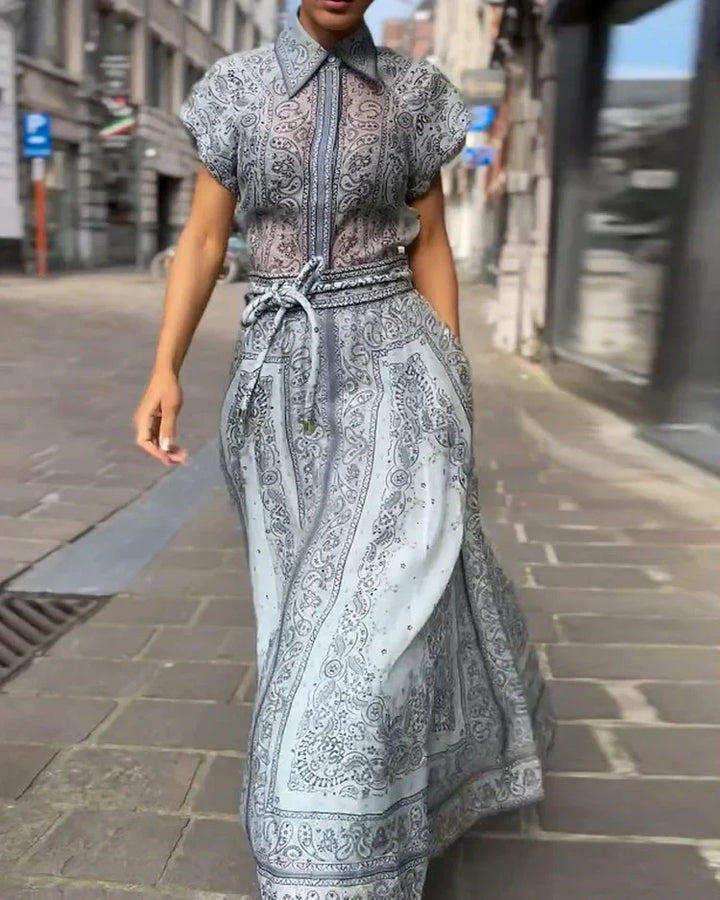 Levoire | Femme Robe d'été - Bleu Bleu