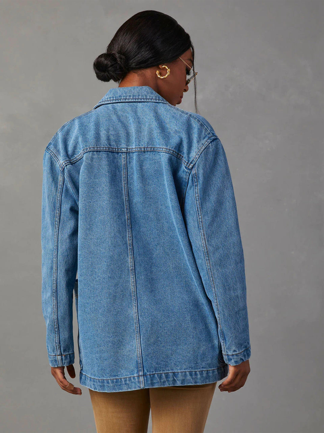 Levoire | Pestyt Bleu Veste En Jean À Manches Longues