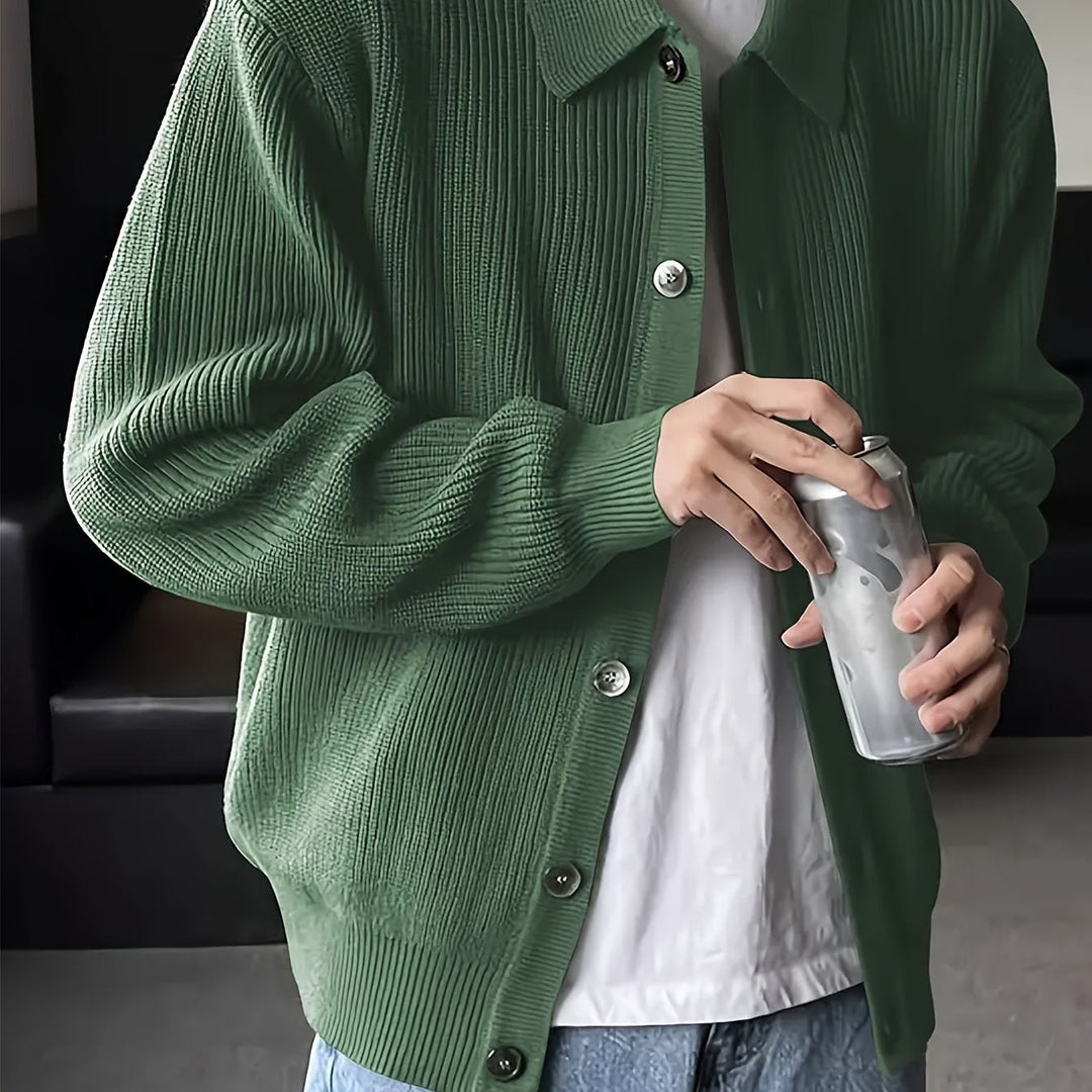 Levoire | Veste En Tricot Pour Homme Avec Détails Boutonnés