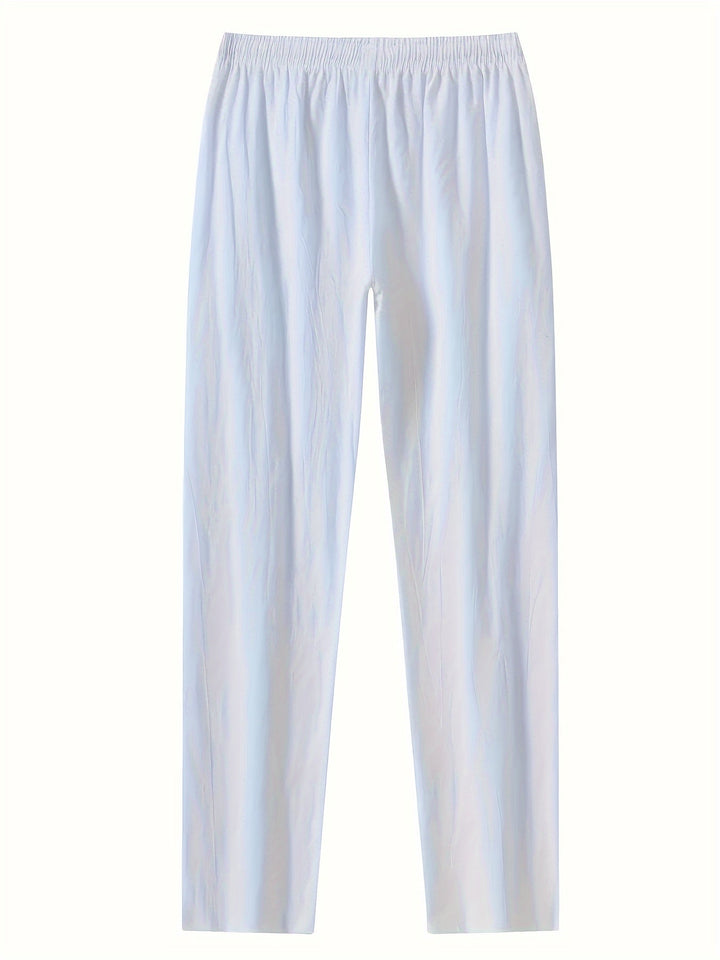 Levoire | 100% Coton Pantalons Détendus À Cordon