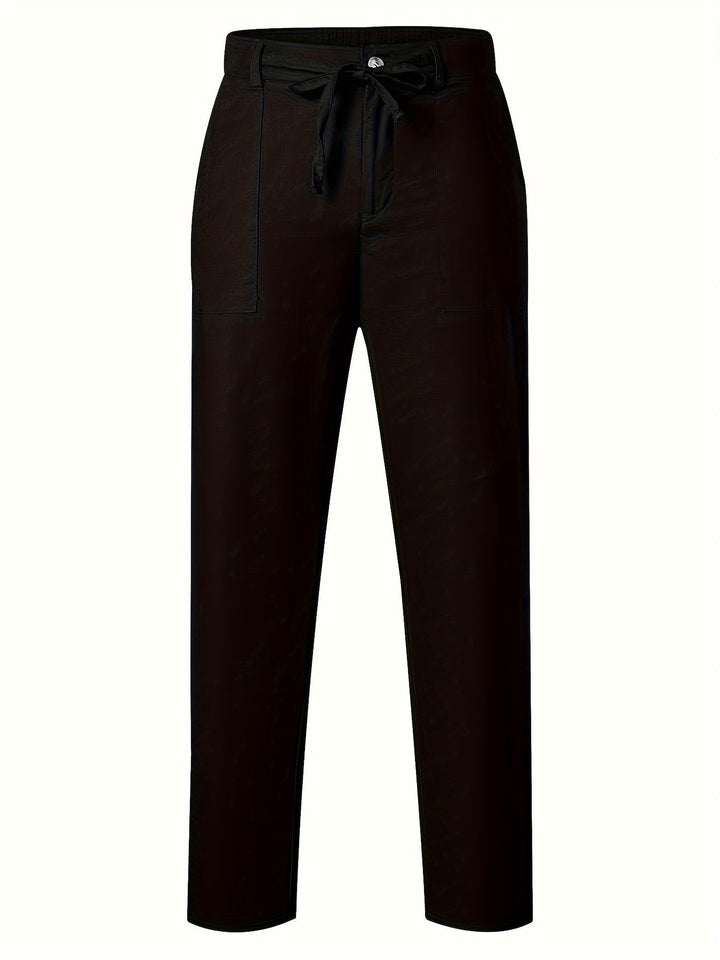 Levoire | Pantalons Cargo Doux En Mélange De Coton Et Lin