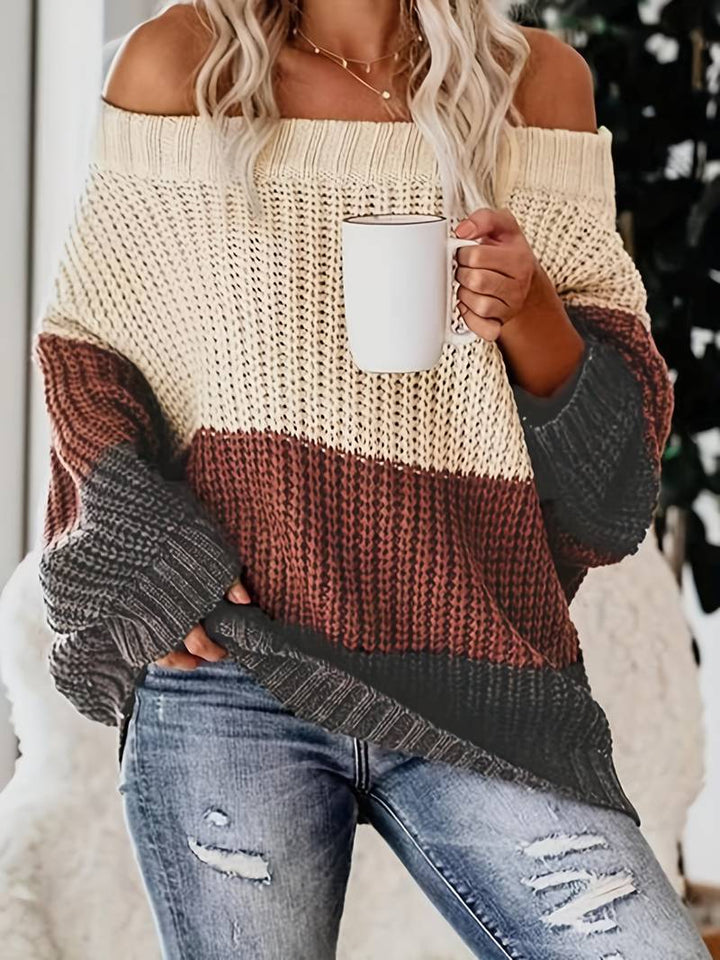 Levoire | Off Shoulder Pullover En Plusieurs Couleurs