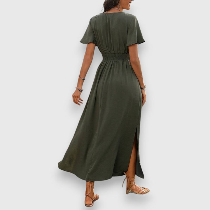 Levoire | Élégant Robe Manches Courtes